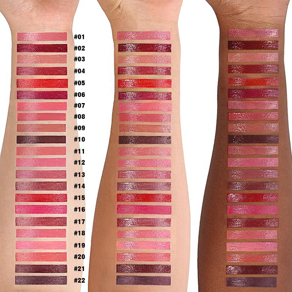 Kaely Longwear No-Budge Lipstick for Women, Highly Pigmented Liquid Lip Color Makeup, Non-Transfer Lip Gloss Stain Waterproof Smudge Proof 24 Hour, Instant Shine, Vegan & Cruelty-Free, 04 LIPPY