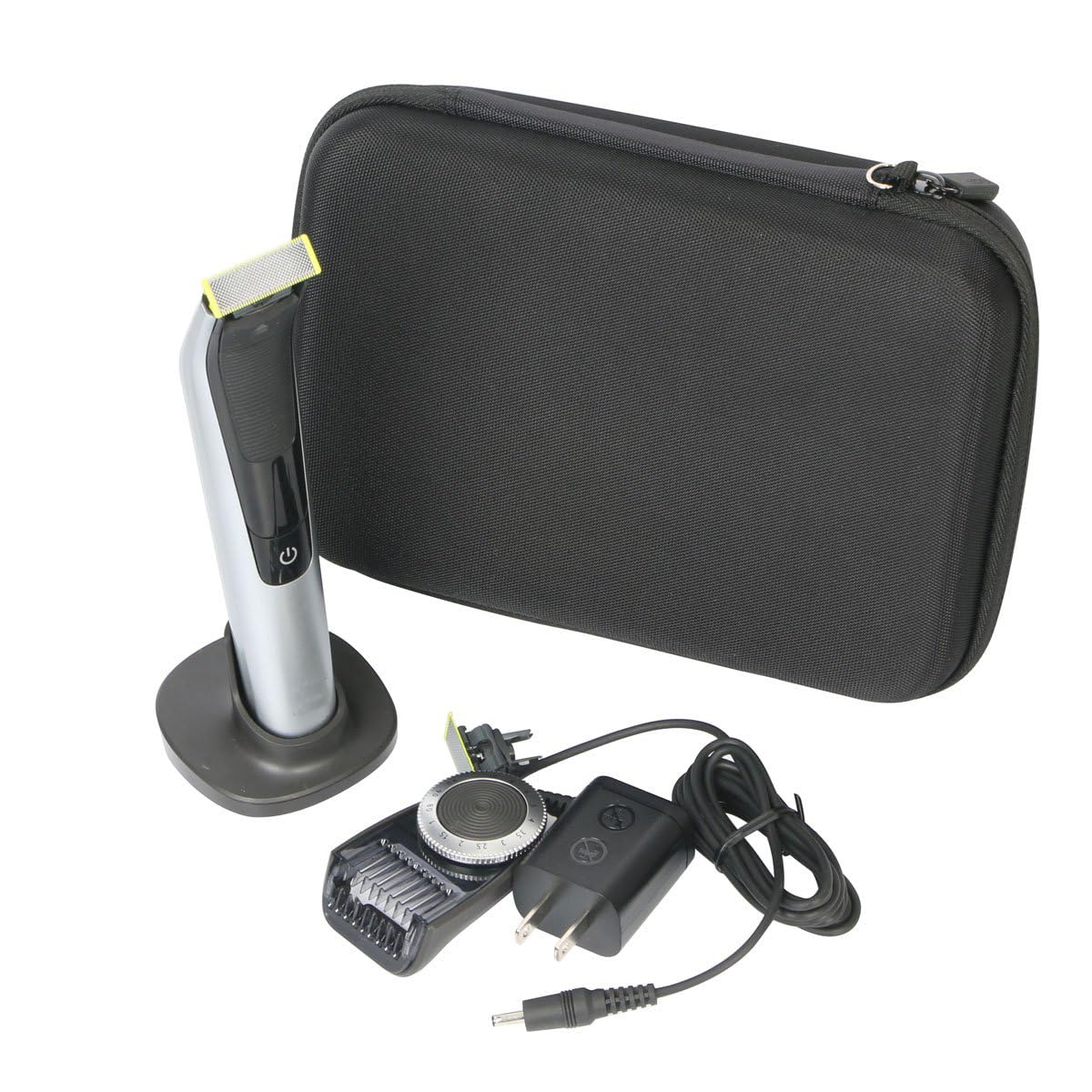 co2CREA Hard Travel Case replacement for Oneblade QP6520/70 Pro Hybrid Electric Trimmer Shaver (Case for QP6520/70)