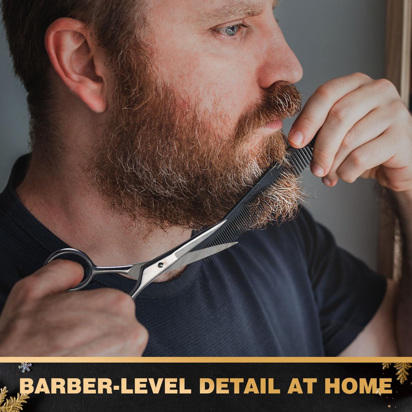 Hair & Beard Advent Beauty Calendar 2025 for Men Grooming Kit, 24 Days Christmas Countdown Calendar with Electric Trimmer Kit & Beard Care Kit for Men, Creative Gifts for Father Dad Husband Boyfriend