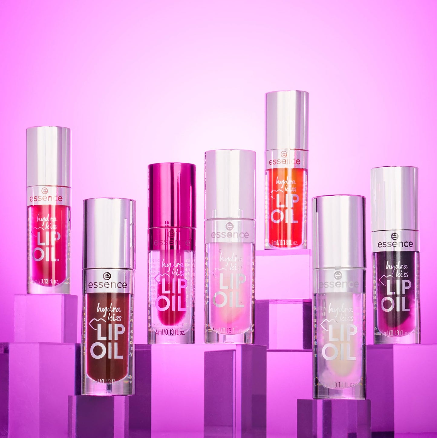 essence Hydra Kiss Lip Oil, Clear Glossy Finish (07 | Classy Glassy)