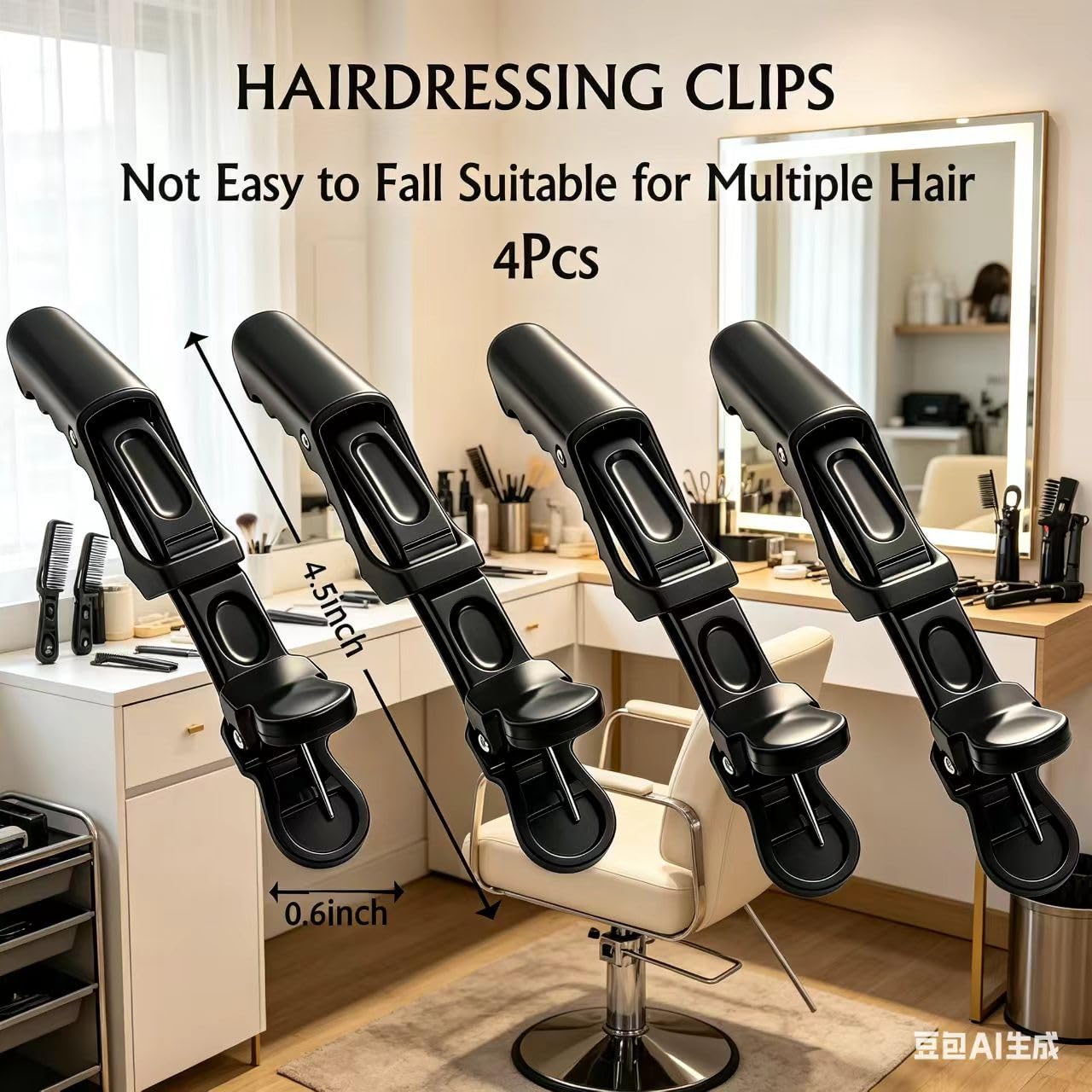 Borogo 12Pcs Professional Salon Hair Coloring Dyeing Kit, Hair Bleach Dit Hair Coloring Products with Hair Dye Brush, Hair Color Bowl, Hair Clips