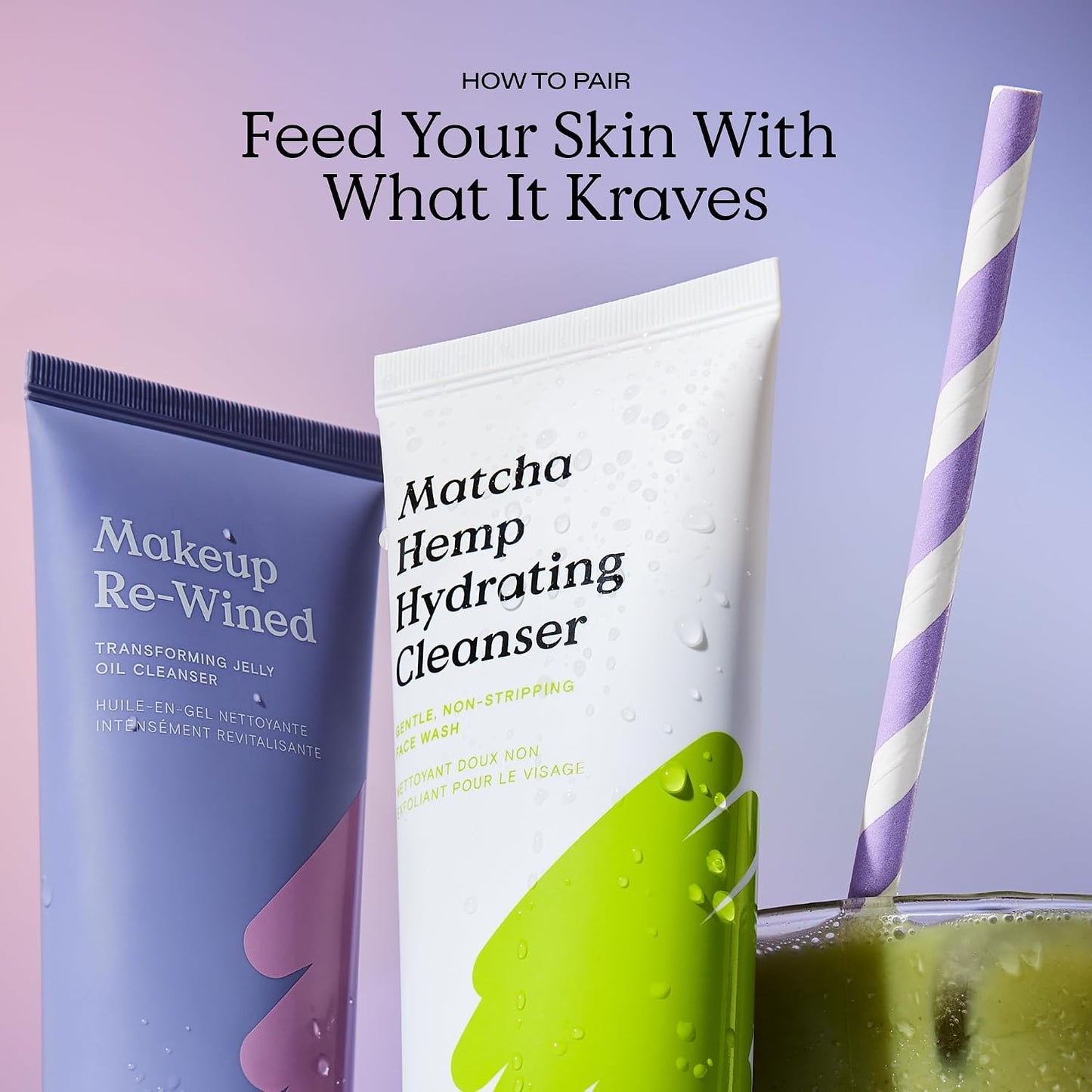 KraveBeauty Cleansing Oil Makeup Remover - Fragrance-Free Jelly Oil Cleanser for Waterproof Makeup | 100 mL