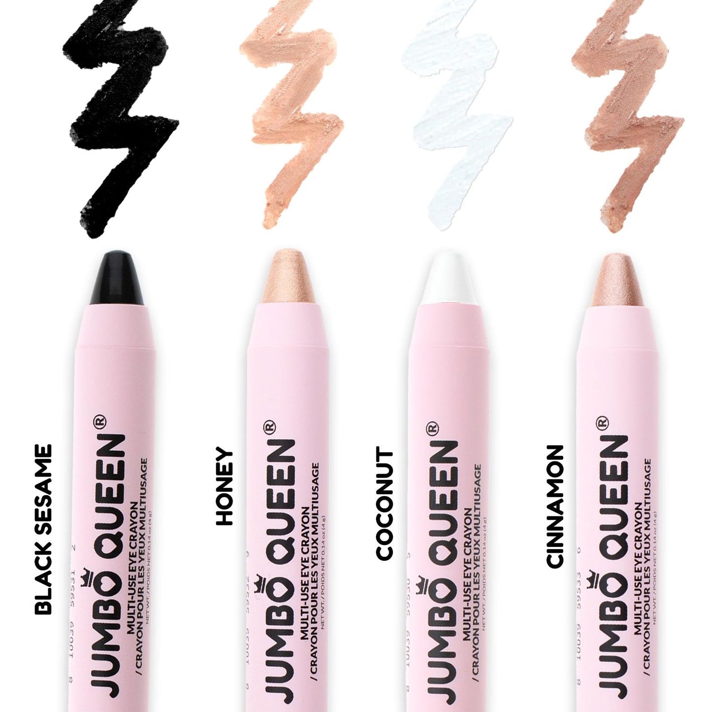 Kimchi Chic Beauty Jumbo Queen Eye Crayon, Multi-Use Cream Eyeshadow Stick, Eyeliner, Highlighter & Primer, Vitamin E Infused, Blendable Neutral Shade, Cruelty-Free, 01 Coconut