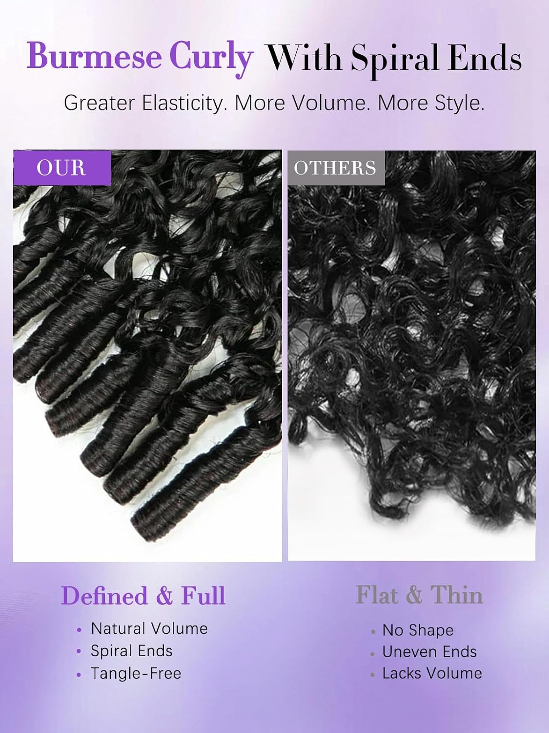 Burmese Curly Half Wig - 24 Inch Human Hair, 180% Density | Glueless, Drawstring, Beginner-Friendly for Black Women