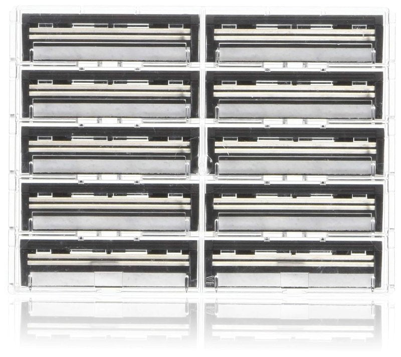 Personna Twin II Razor Blades - Compatible with Gillette Trac 2 | 100 Count Pack