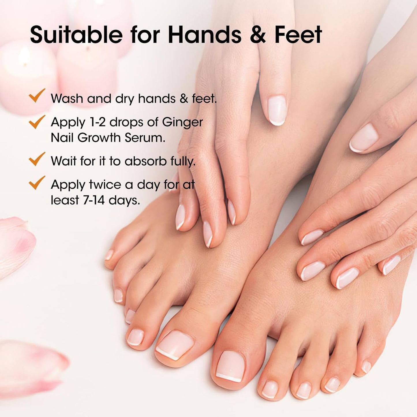 Gellen Ginger Nail Growth Serum - Strengthen & Repair Weak, Brittle Nails | 7-14 Days Treatment