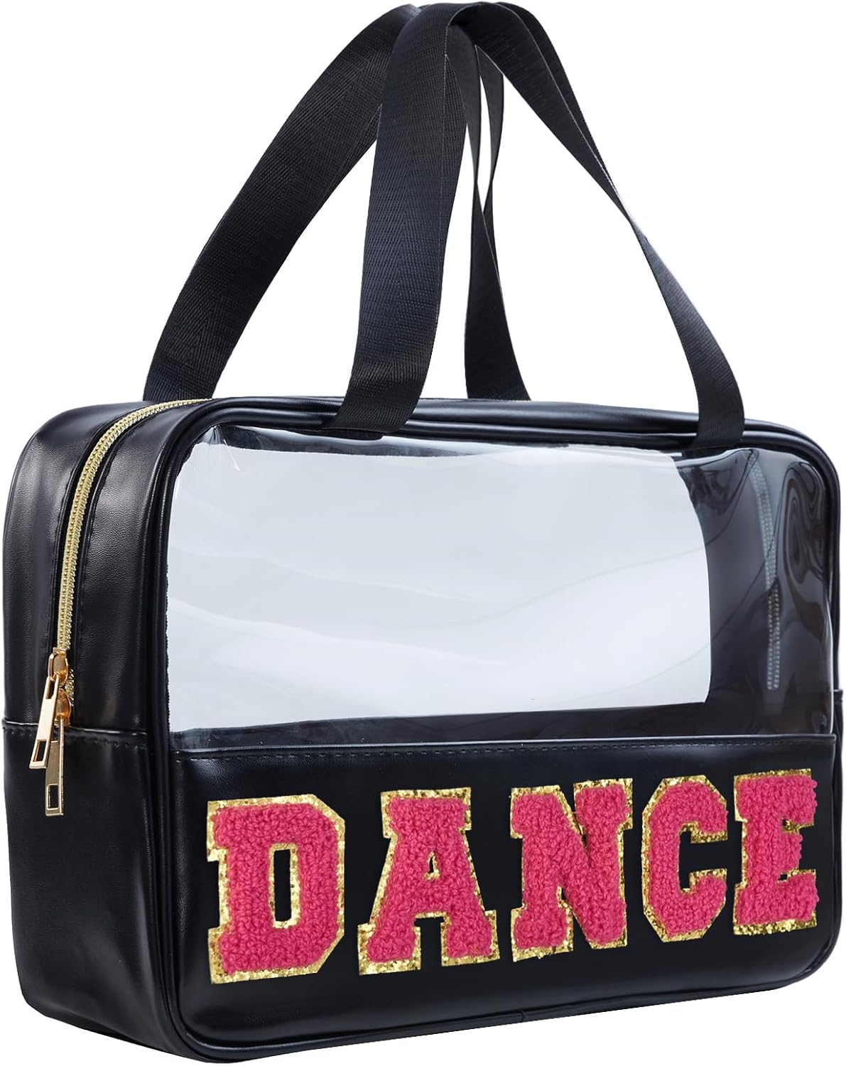 Ballet Bag - Preppy Chenille Letter Makeup Organizer | Waterproof Storage Case for Girls 4-6