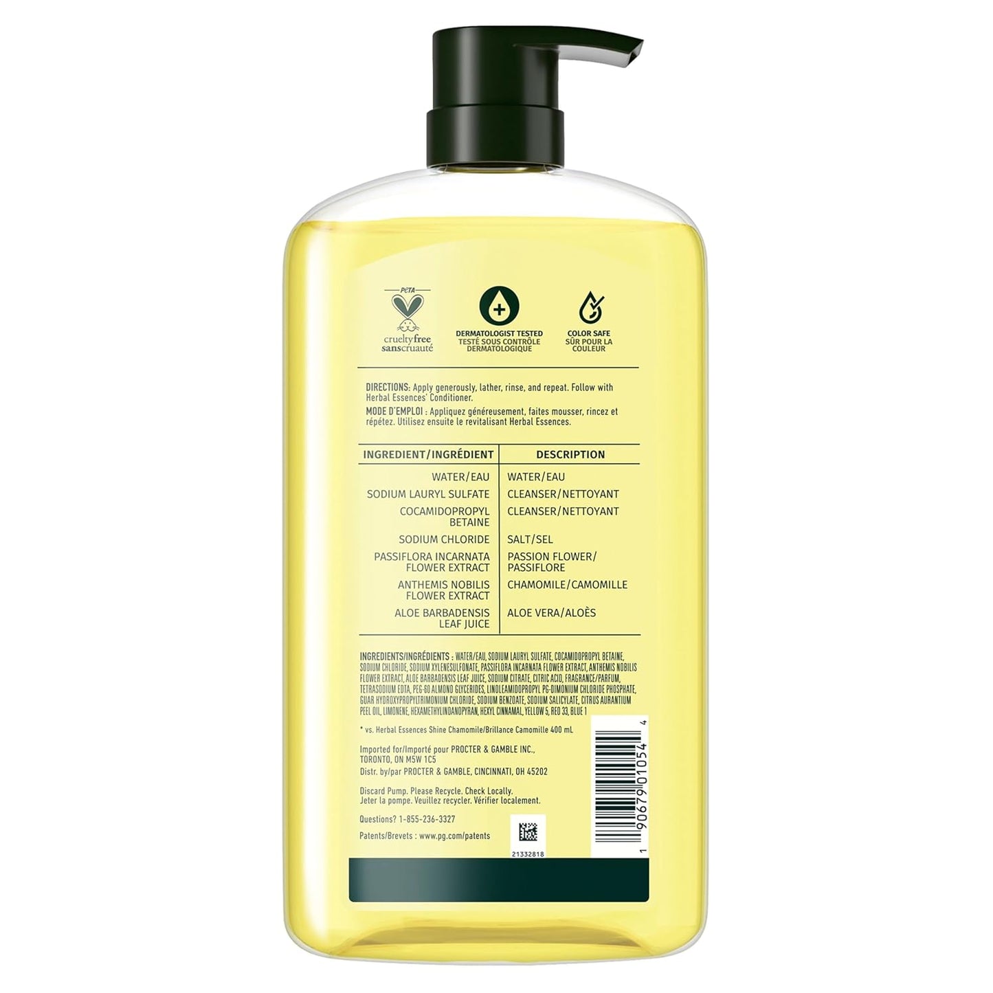 Herbal Essences Shine Collection Shampoo - Nourishing Formula for Radiant Hair | 33.8 fl oz