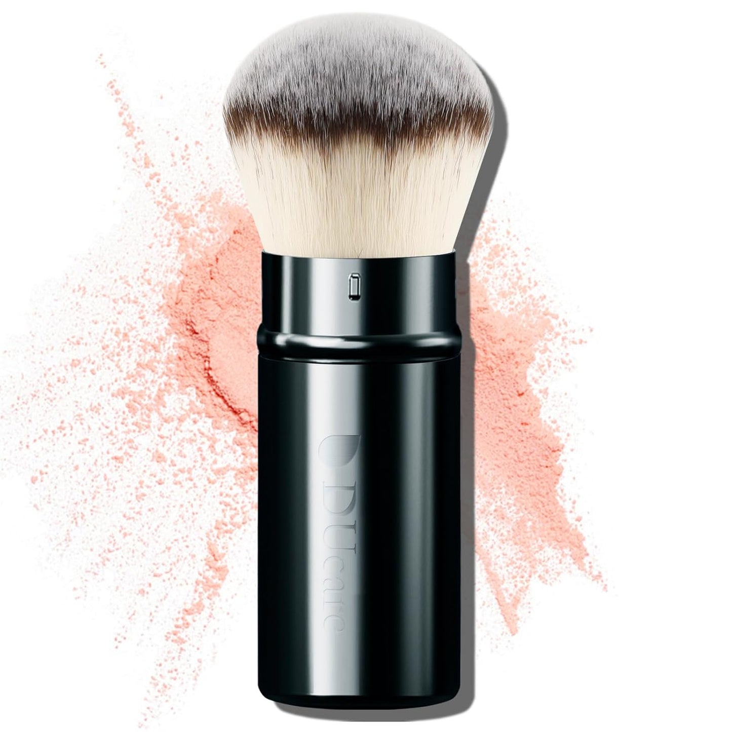 DUcare Large Flat Top Kabuki Foundation Brush Set - 3 Premium Brushes for Liquid, Cream & Powder Makeup | Buffing & Blending