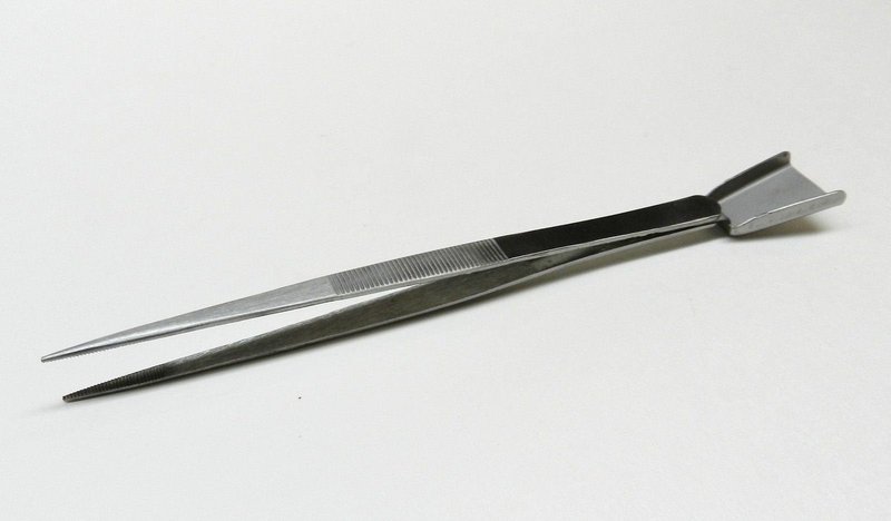 Diamond Tweezer with Scoop For Stones Bead Work Gemologist Tweezers Shovel End By JTS