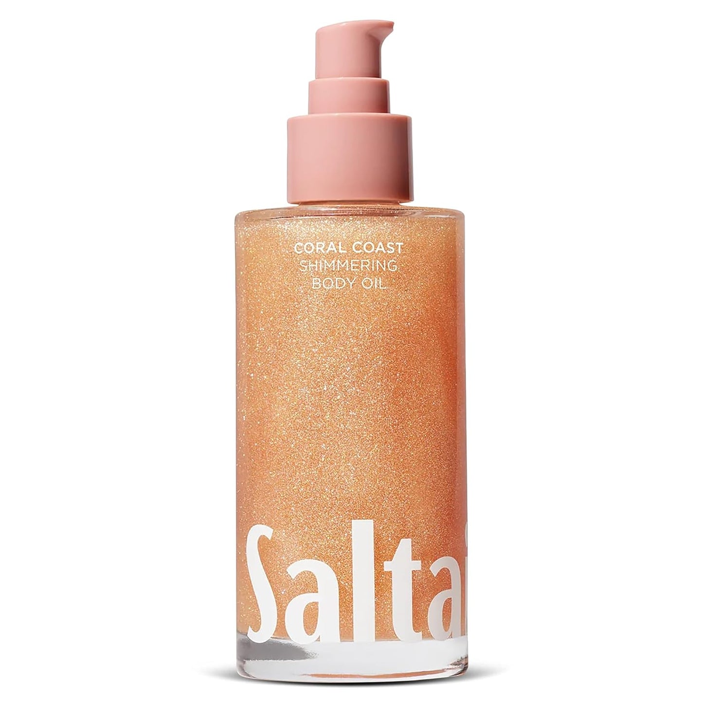Shimmering Body Oil - Santal Bloom Scented Moisturizer with Light-Reflecting Pearls | 4 Fl Oz