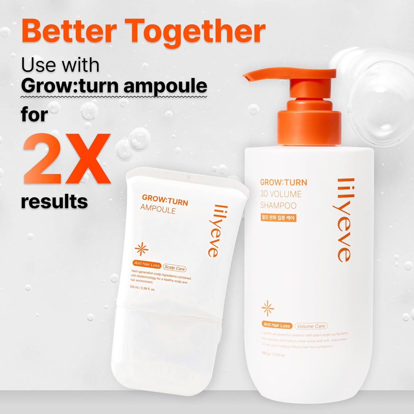 Lilyeve 3D Volume Shampoo - Hair Growth & Thickening Formula with Hearthleaf Exosome | 16.23 fl. oz.