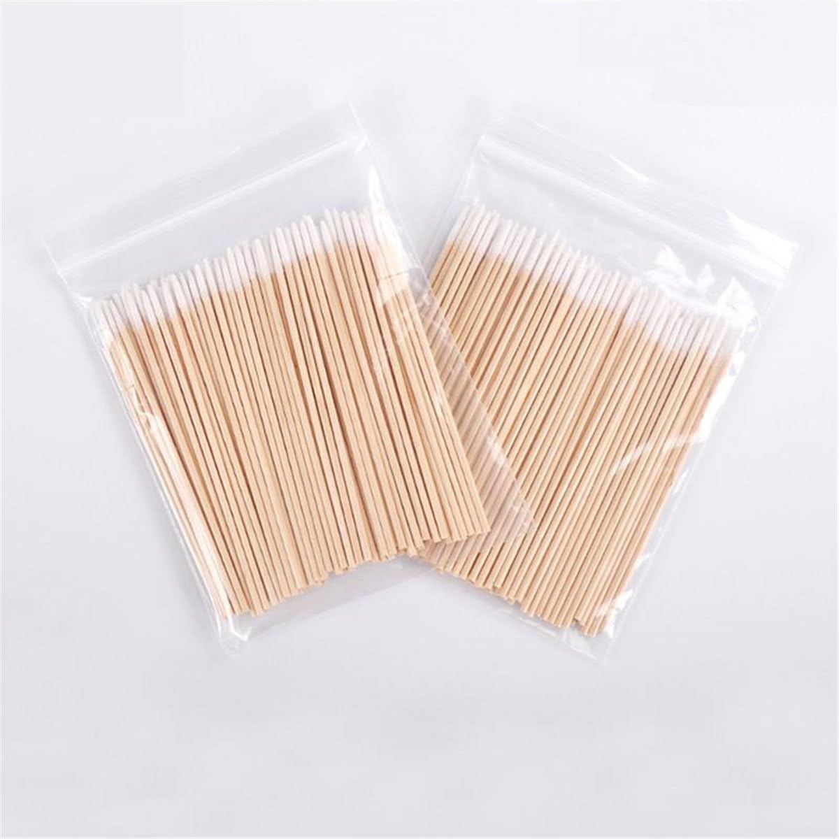 Pointed Cotton Swabs - Wooden Handle Makeup & Ear Cleaning Tips | 100 Pcs