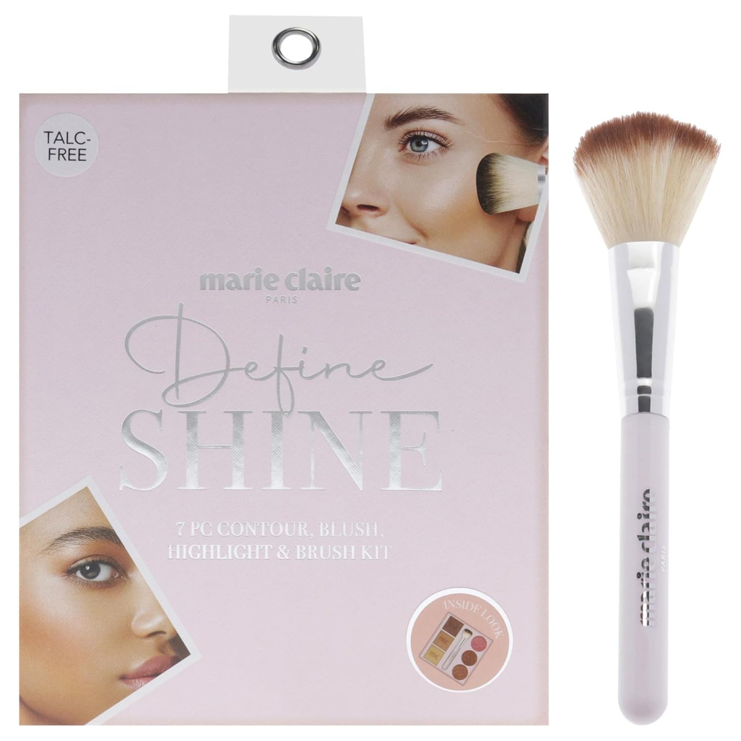 Face Palette Makeup Kit - Sculpt & Define for Perfect Contour - 7-Piece Set with Shimmery & Matte Finishes