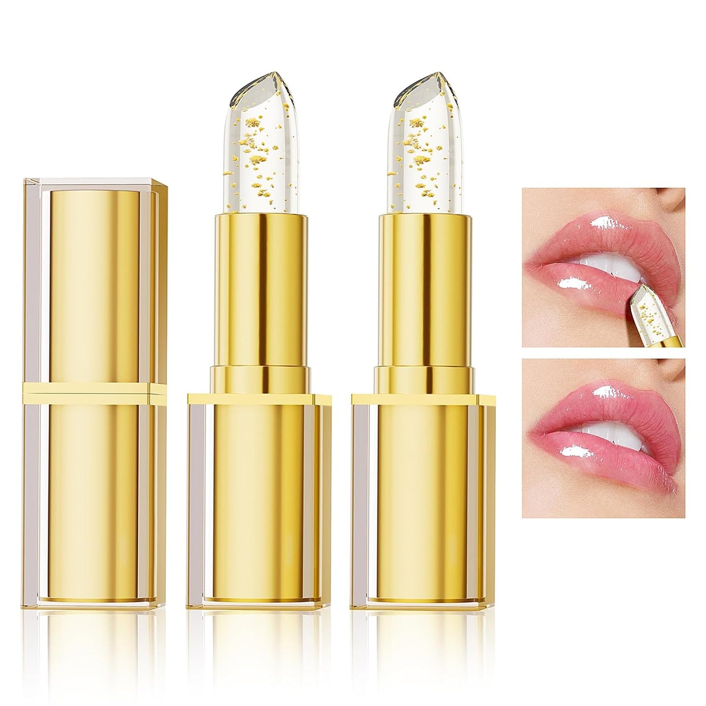 Color Changing Lipstick - Skin-Adaptive, Transferproof Formula | 24-Hour Moisturizing Gloss for Women