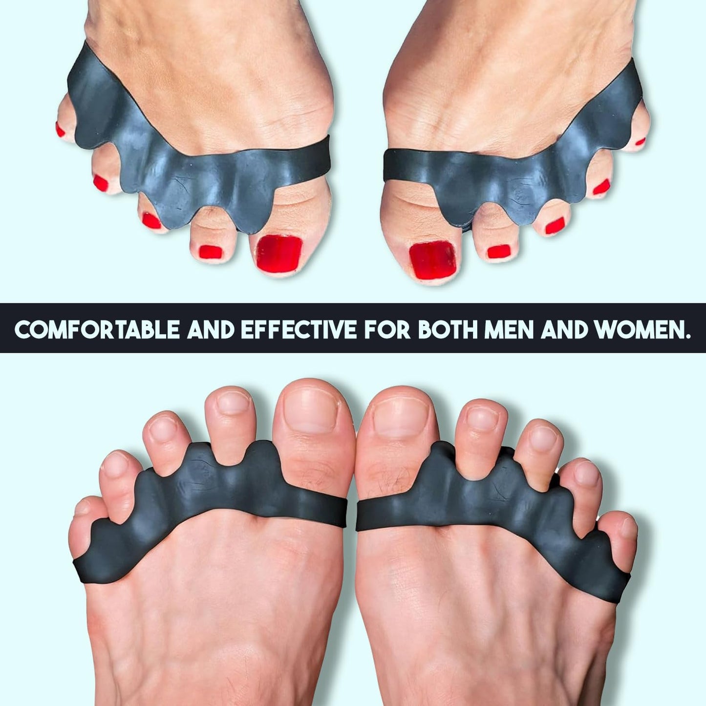 PrimalStep Toe Separators, Spreaders, Spacers, Straightener, S/M