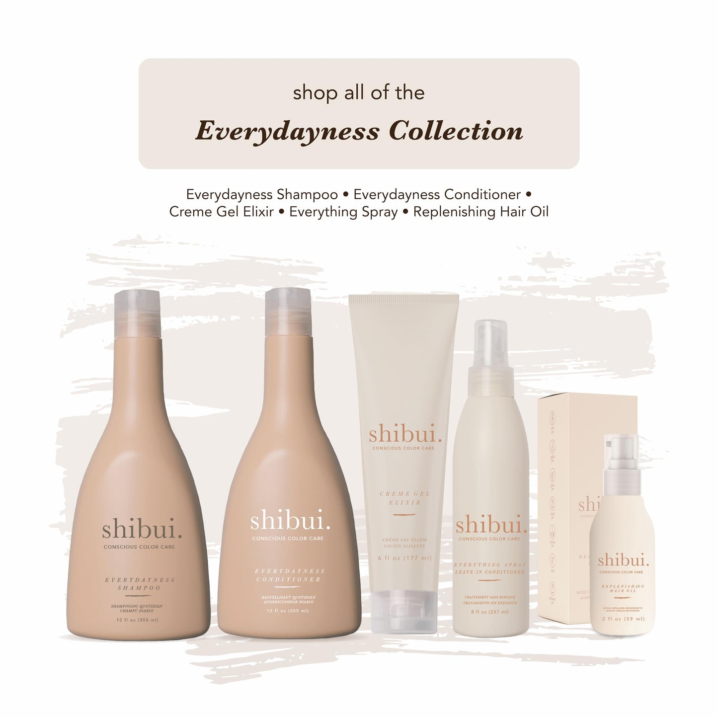 Shibui Everything Spray, Color Protecting Leave-in Treatment, Detangles & Fights Frizz, for Fine to Medium Hair, Vegan & Sulfate-Free, 8 Fl Oz