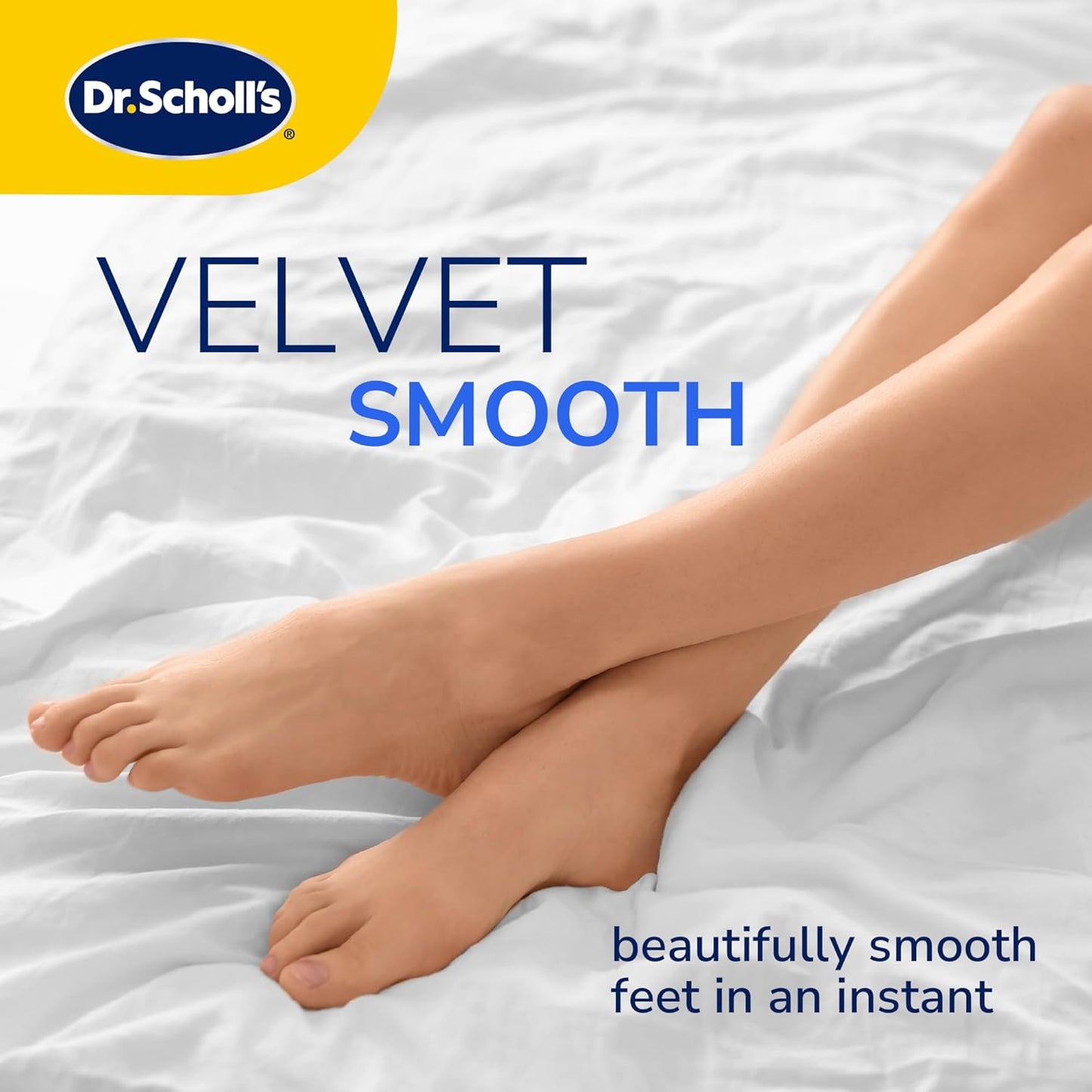 Dr. Scholl's Electric Foot File Roller Head Refills - 2 Count with Diamond Crystals for Hard Skin | 1 Regular & 1 Ultra Coarse