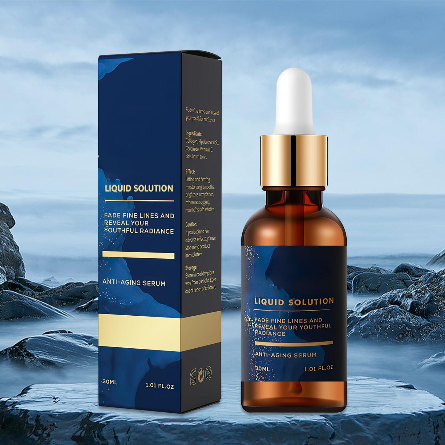 3Pcs Face Serum, Vitamin C & E Serum, Boost Skin Collagen, Face Tightening, Reduce Wrinkles & Plump Skin, Moisturize and Anti Wrinkles Facial Serum