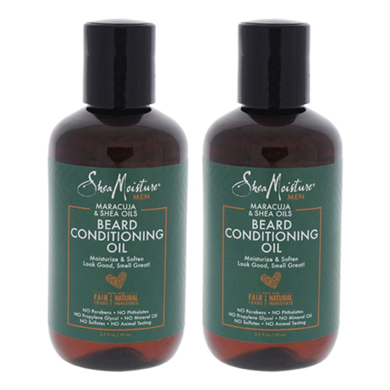 Maracuja and Shea Oils Beard Conditioning Oil by Shea Moisture for Men - 3.2 oz Beard Oil - (Pack of 2)