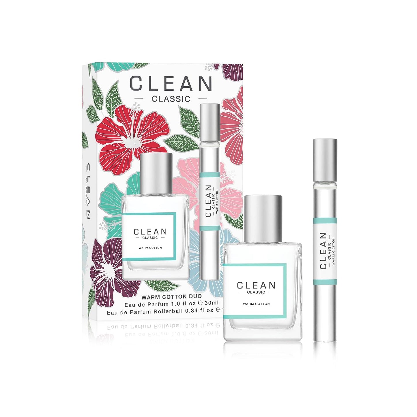 Fresh Laundry Perfume Duo - Full & Travel Size | Juicy Berry Notes & Warm Cotton Scent, Perfect Gift Set