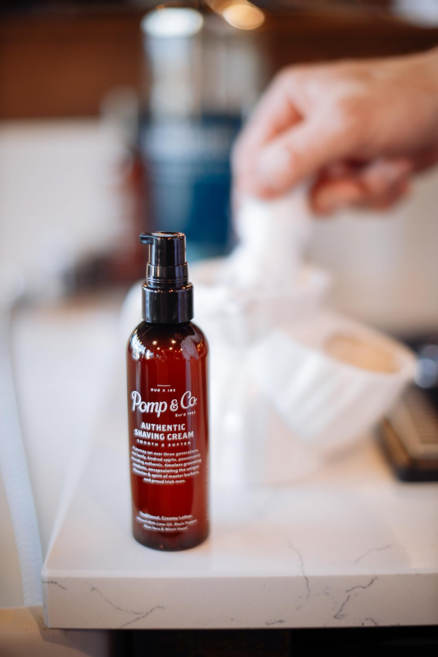 Pomp & Co Aftershave Balm, Moisturizing Aftershave Balm For Men Infused With Witch Hazel and Argan Oil 3.53 fl oz