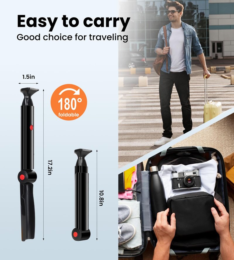 FERRISA Back Shavers for Men, Body Shaver for Men with Long Handle with 2 Shock Absorber Flex Heads, Men's Back Shaver with Facial Razor & 10 Blades