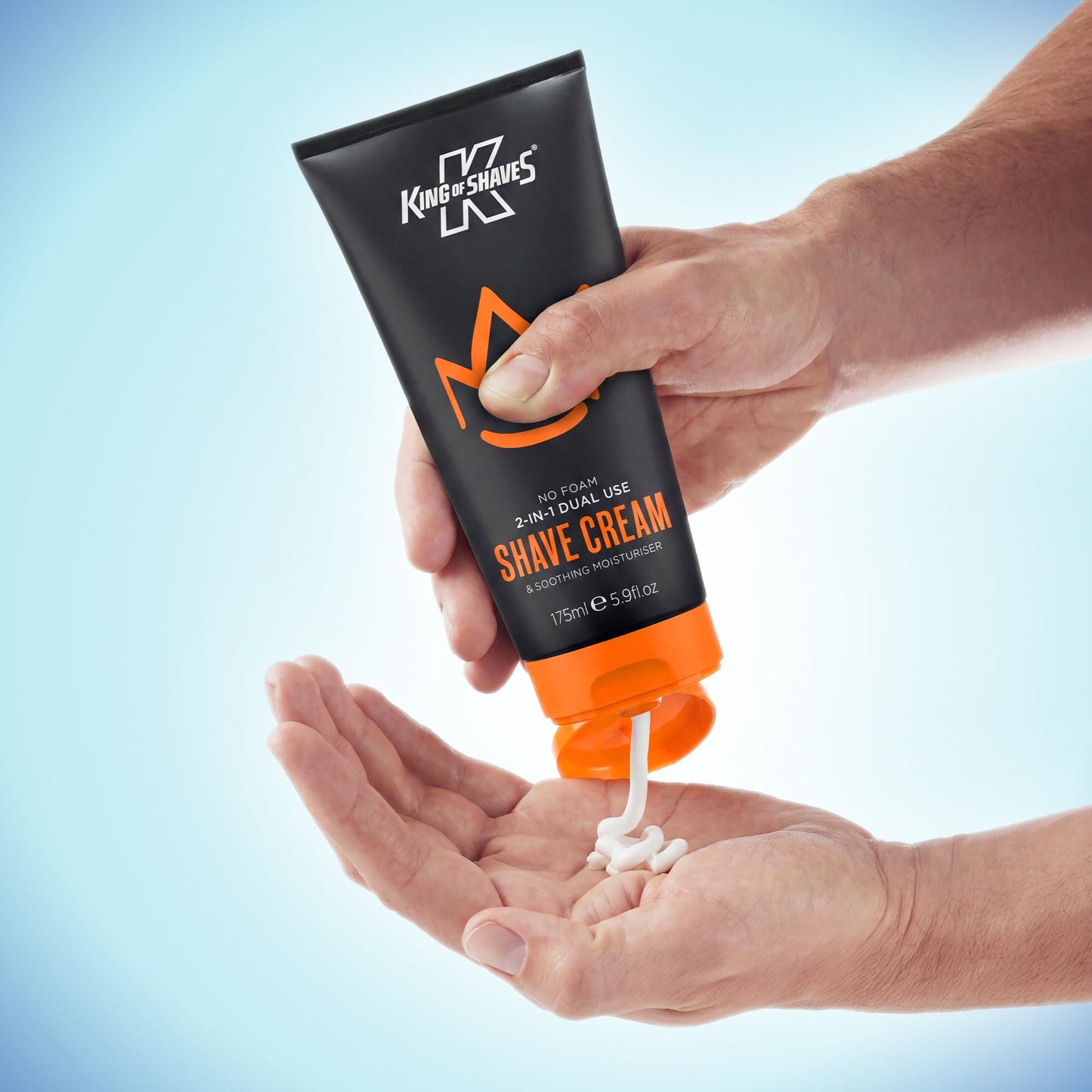 King Of Shaves No Foam 2-IN-1 Dual Use Shave Cream & Soothing Moisturiser 5.92 fl oz