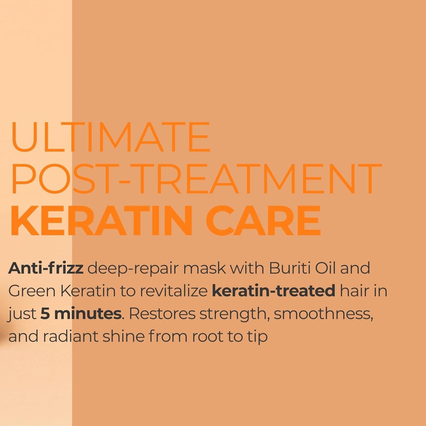 Kerazon Professional Hair Mask - Anti-Frizz Keratin Treatment for Deep Hydration | Moisturizing Care for Dry, Damaged Hair
