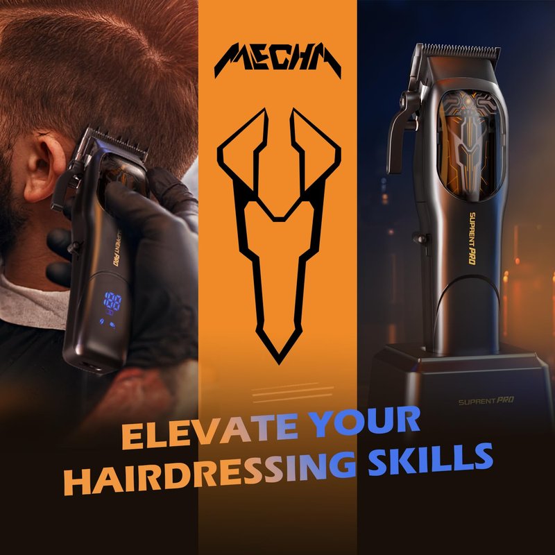 Hair Clippers Professional for Men- High Torque Brushless Motor with Diamond-Like Carbon Coating Ceramic Blade, Mens Cordless Hair Clippers Set for Barbers with Charging Base