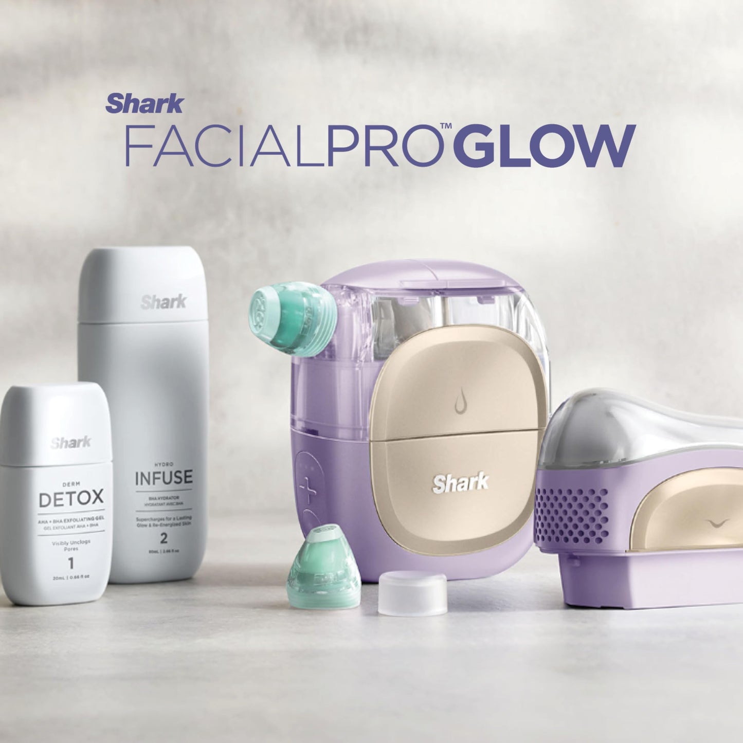 Shark FacialPro Glow at-Home Hydro-Powered Facial System with DePuffi Hot & Cold Therapy – Professional Spa Skincare Device for Pore Cleansing, Hydration, & Radiant Glow, Black, FH320BK