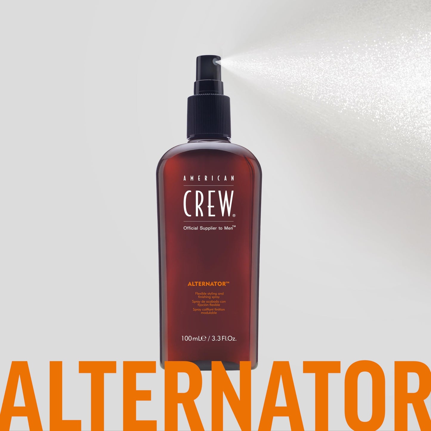 American Crew Men's Hair Spray, Flexible Styling and Finishing Styling Product, 3.3 fl oz
