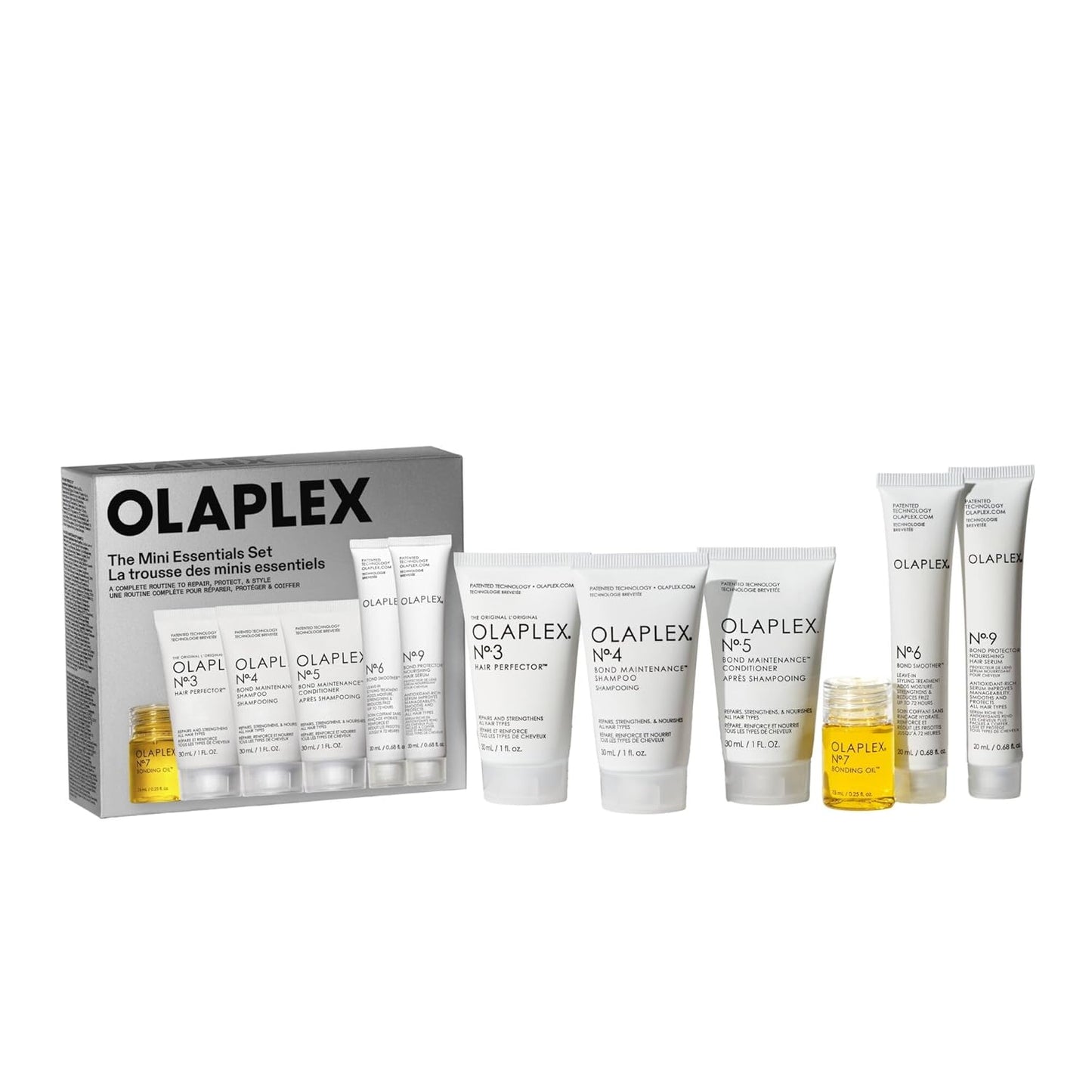 Olaplex Healthy Hair Travel Set - Cleanse, Hydrate, & Treat | Reduces Breakage & Boosts Shine for All Hair Types