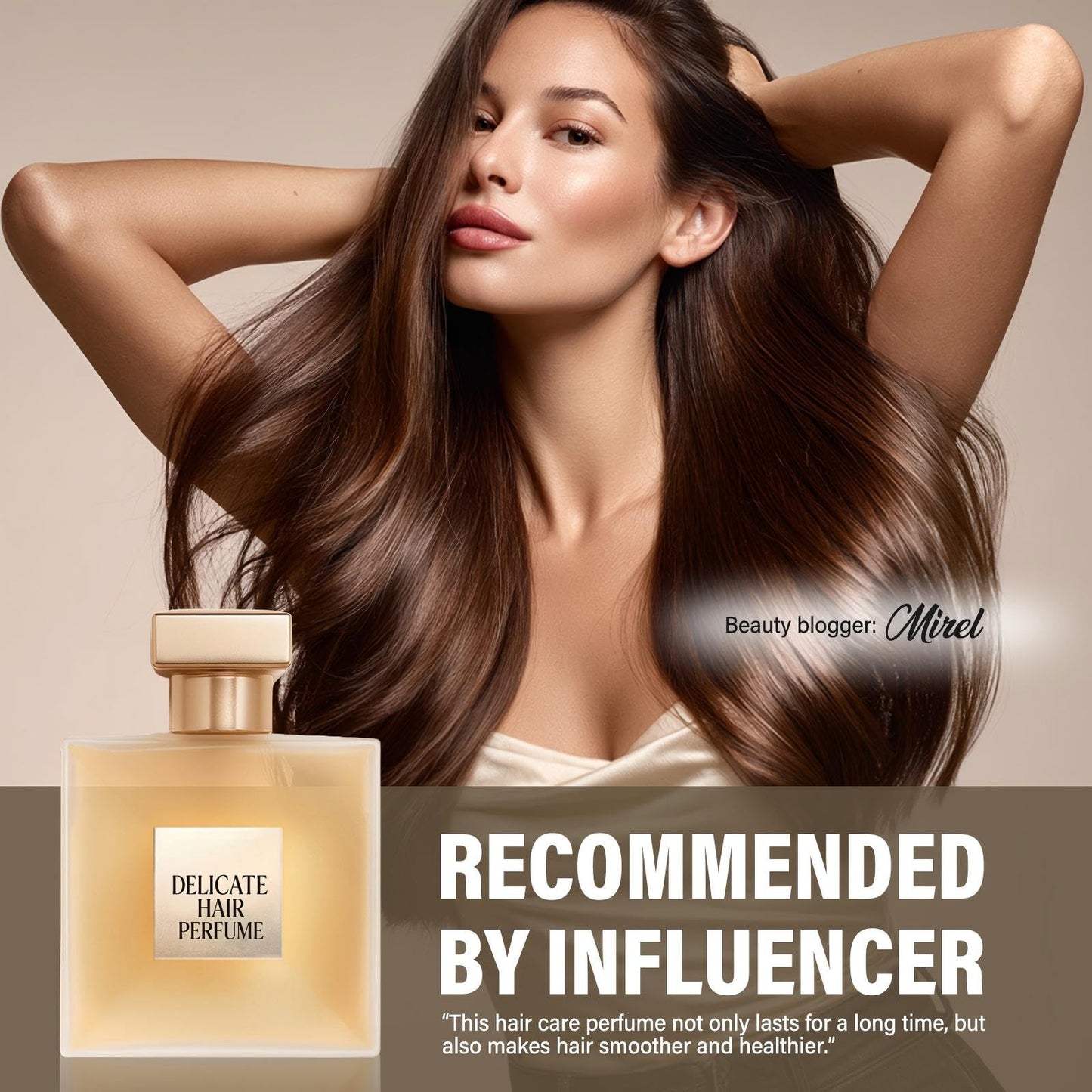 AETHEREVE Hair Perfume for Women, 50ML Natural Pheromones Perfume for Women with Long-Lasting Fragrance, Captivating Fragrance for Dry and Frizzy Hair Care Alcohol Free
