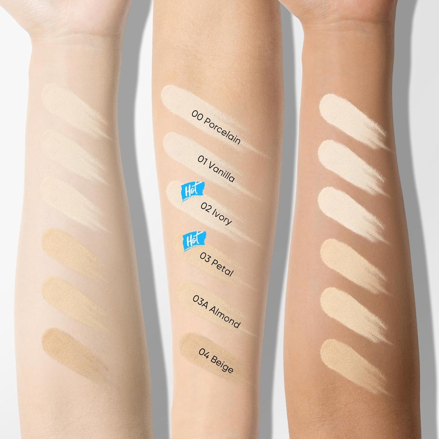 Skintific Ultra Cover Powder Foundation - Full Coverage Matte Finish, Lightweight & Long-Lasting | 02 Ivory