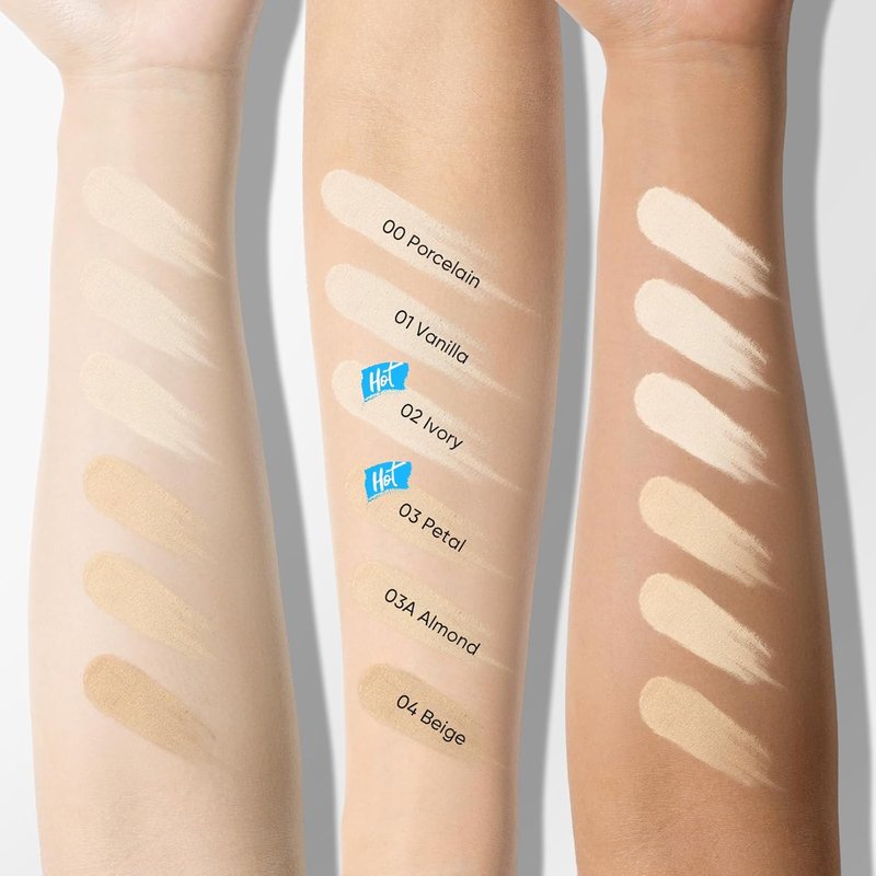 Skintific Ultra Cover Powder Foundation - Full Coverage Matte Finish, Lightweight & Long-Lasting | 02 Ivory