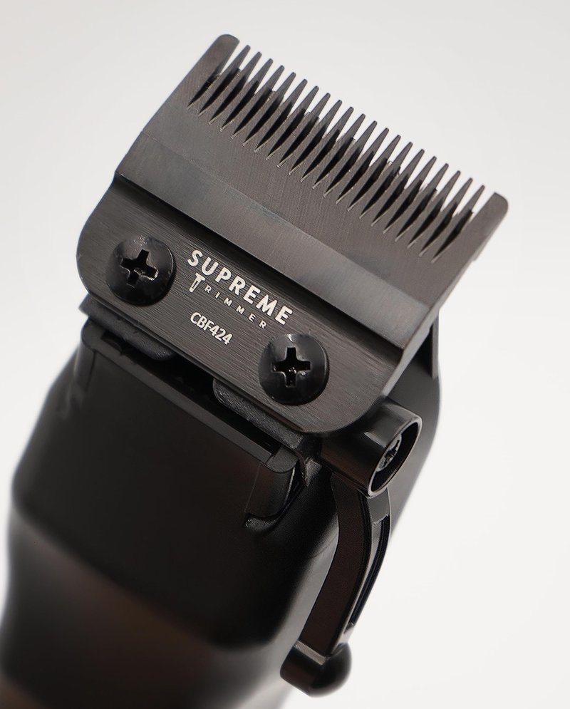 Supreme Trimmer Pro Clipper Lite | 210 Min Run Time Professional Hair Cutting Tool Set + Hair Comb, Scissors & Fade Blade | STC5000