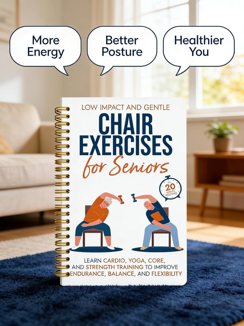 Chair Yoga for Seniors Over 60 - Gentle Poses & Exercise Chart | Home Workout Guide