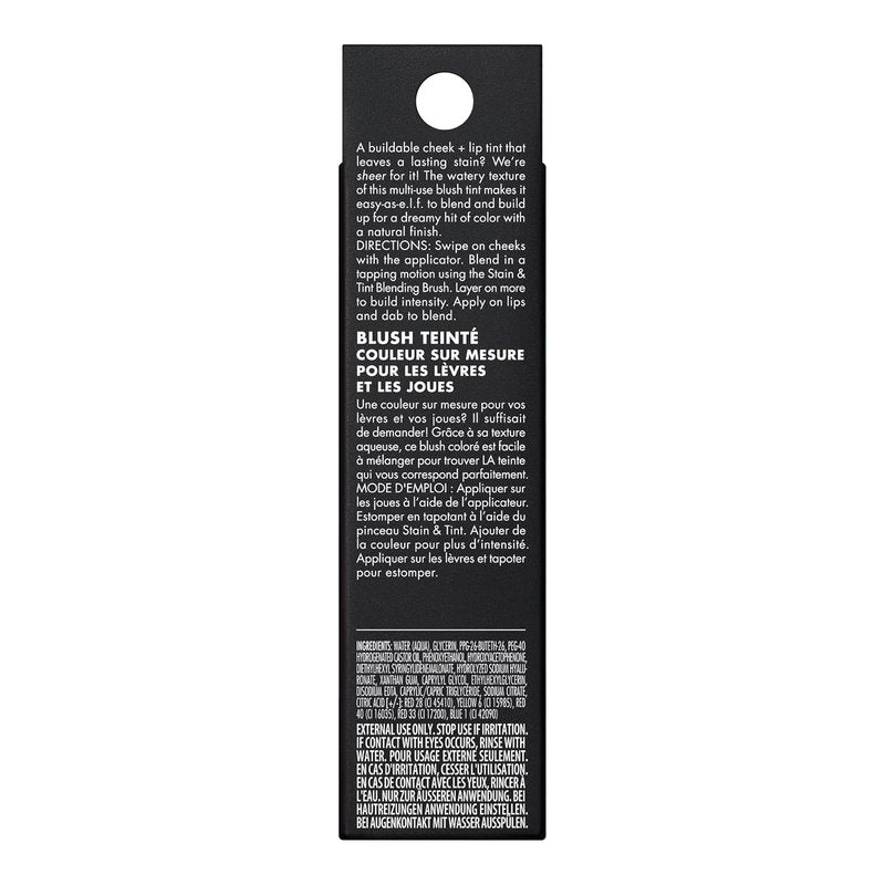 e.l.f. Sheer For It Blush Tint - Multi-Use Vegan Lip & Cheek Makeup | Long-Lasting Natural Flush in Pink Positive