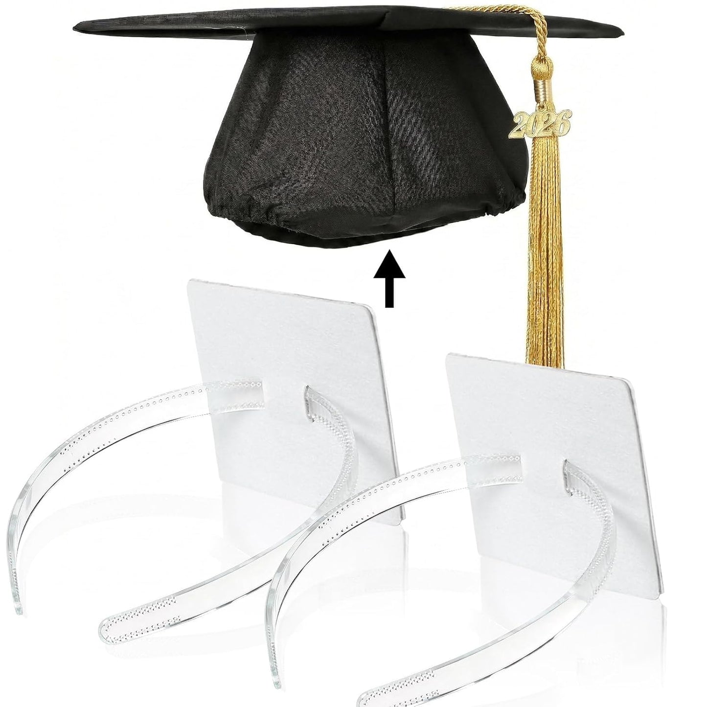 Graduation Cap Headband - Firm Anti-Fall Hairband for Graduates | Perfect Gift for Students & Women
