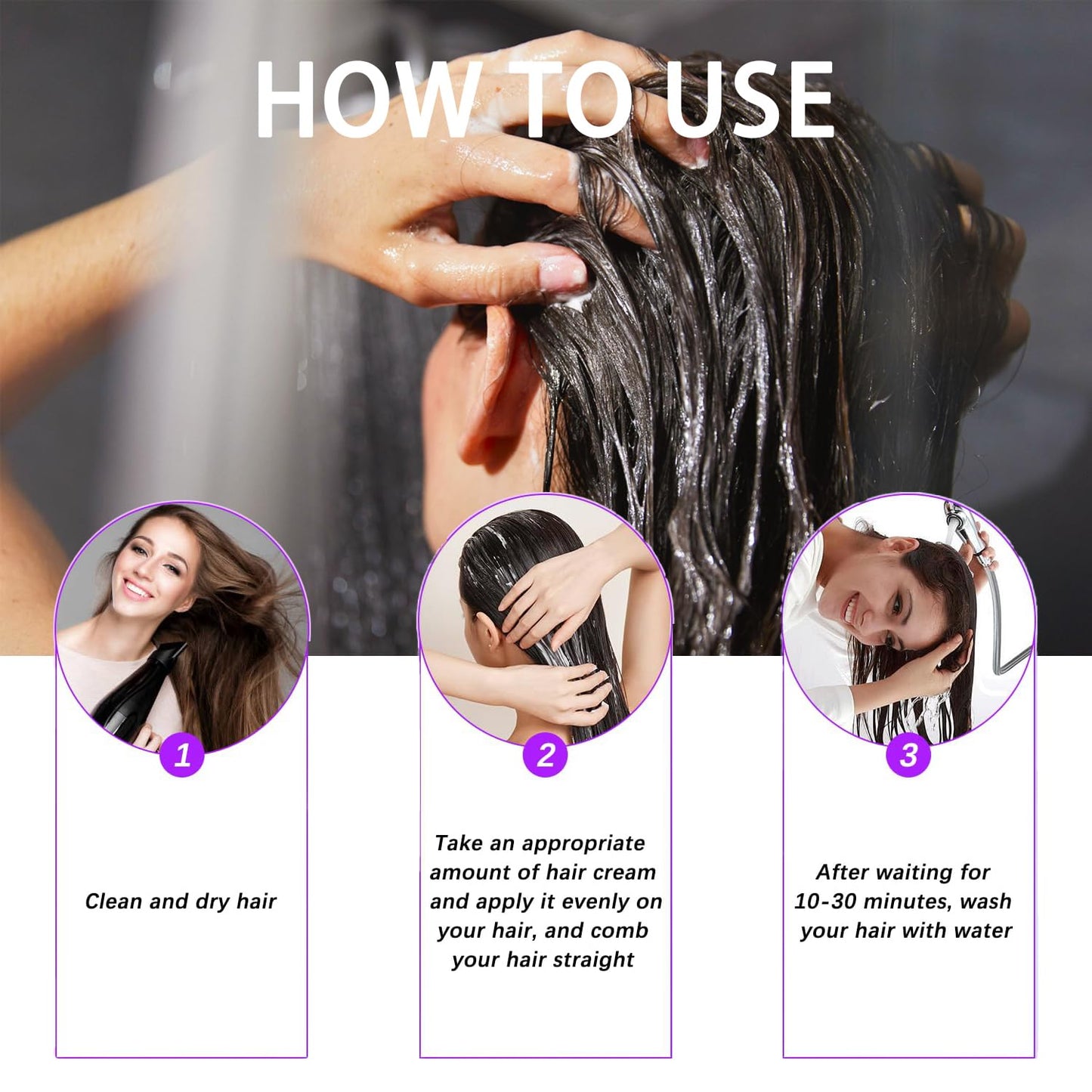 Liss Alisado Hair Cream - Formaldehyde-Free Smoothing Treatment | Natural Silkiness, 1 Piece