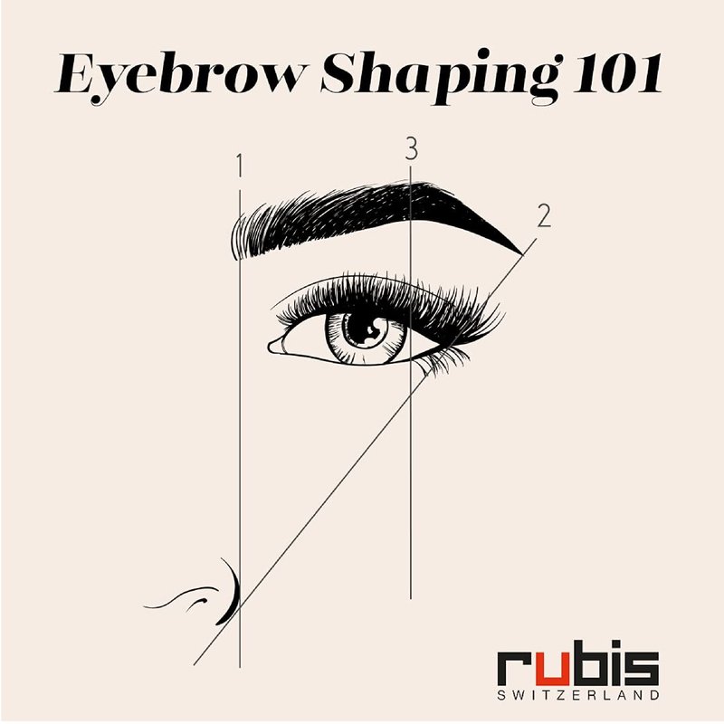 Rubis Ion-Coated Classic Stainless Steel Slanted Tweezers for Precise Eyebrows and Hair Removal, 4K102,Rubis Switzerland Swiss Made World Renowned Precision