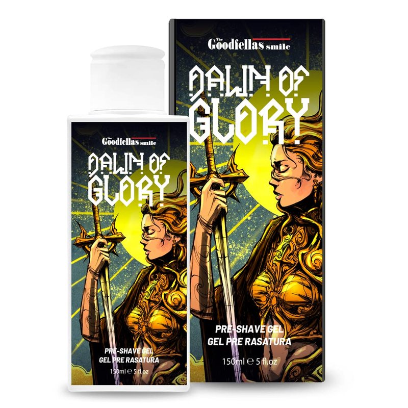 The Goodfellas’ Smile PRE Shave Gel - Dawn of Glory 5.1 oz – Made in Italy – Ultra-Glide Lubricating Formula for Smooth Razor Passes – Unscented Pre-Shave Gel Ideal for Sensitive Skin & Stubble Lift