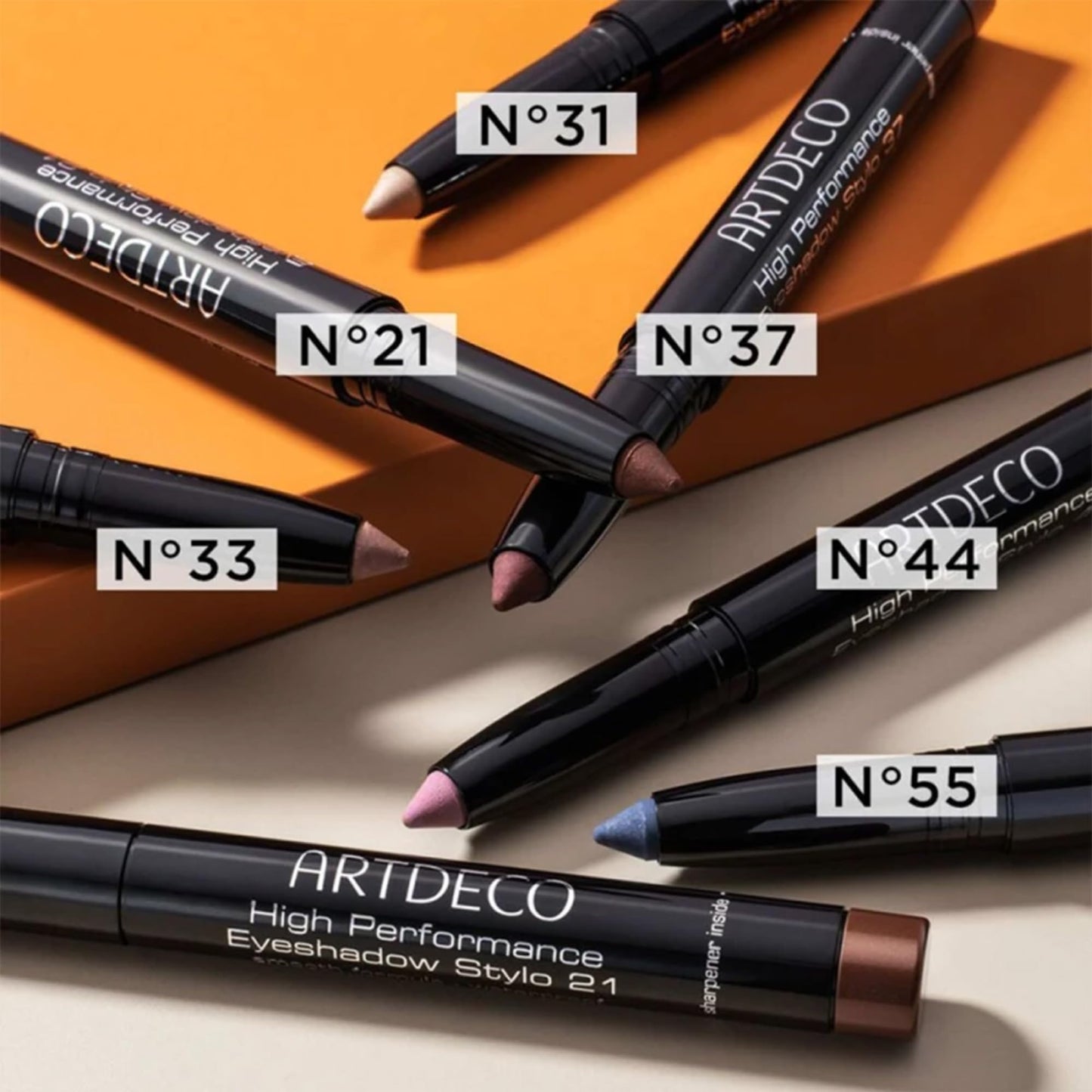 ARTDECO High Performance Eyeshadow Stylo – Seashell N°25 – 3in1 Stick: Eyeshadow, Eyeliner & Kajal – Glides On & Blends Easily – Up to 10 Hours of Wear – Eye Makeup – Pencil – Waterproof – 0.04 Oz