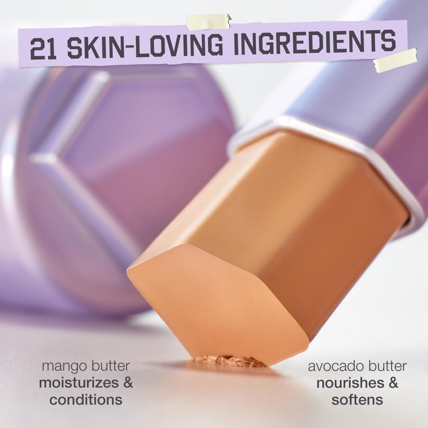 tarte shape tape blur concealer stick - Full Coverage Crease-Proof Makeup, Diamond-Shaped Precision Tip for Instant Eye Lift Effect, 50% Skin-loving Ingredients, Vegan & Cruelty-Free full size, 62H