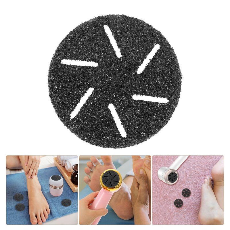 Healeved 10PCS Electric Foot File Replacement Pads Replacement Roller Heads for Electric Foot File Grinder Heads Refills Feet Dead Skin Remover Pedicure Tools for Smooth Feet