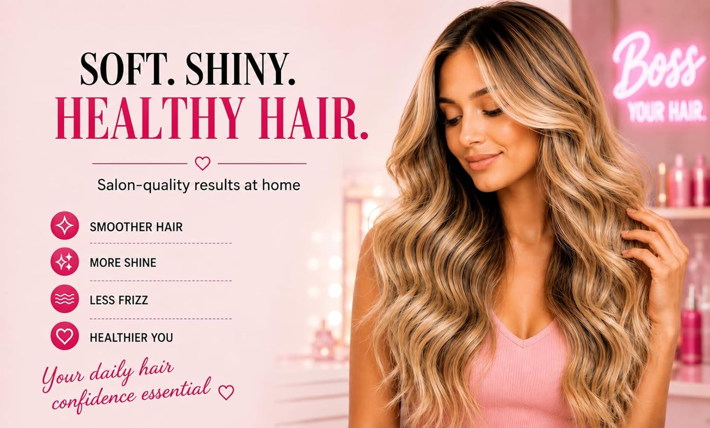 Natural Leave-In Conditioner - Paraben Free & Sulfate Free | Supports Healthy Hair Growth & Frizz Control, 4 fl oz