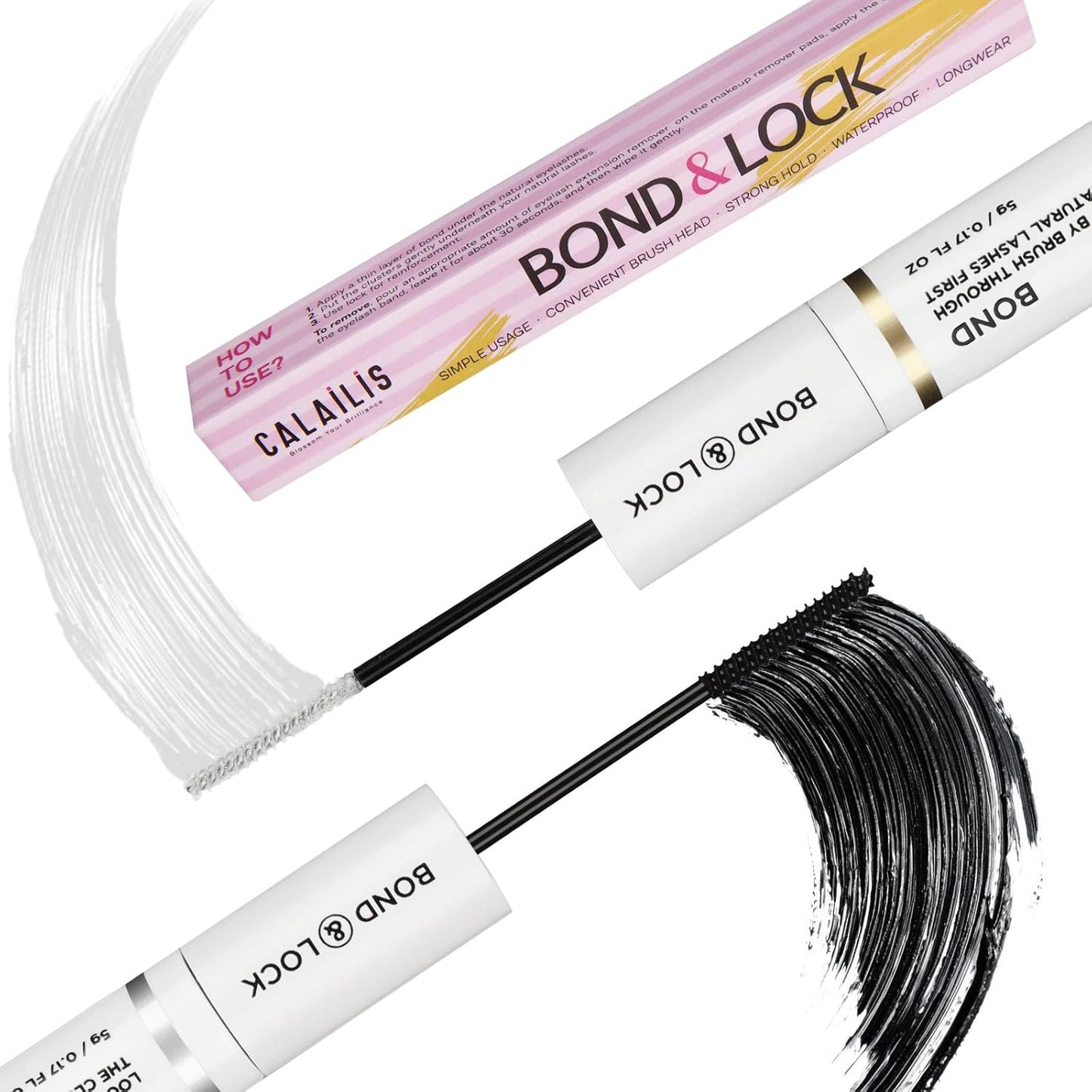 Lash Cluster Glue - Strong Hold Waterproof Adhesive for Eyelash Extensions | 5ml, Lasts 4+ Weeks