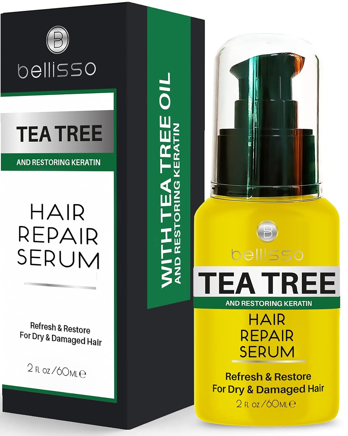 Keratin Hair Serum - Heat Protection & Anti-Frizz Treatment | Smoothing Oil for Damaged Hair