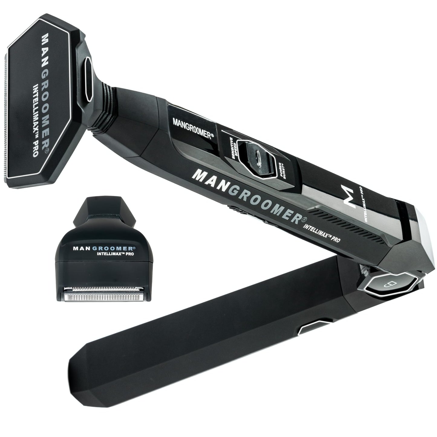 MANGROOMER - INTELLIMAX PRO – Back Hair Shaver Complete FOIL Attachment Head